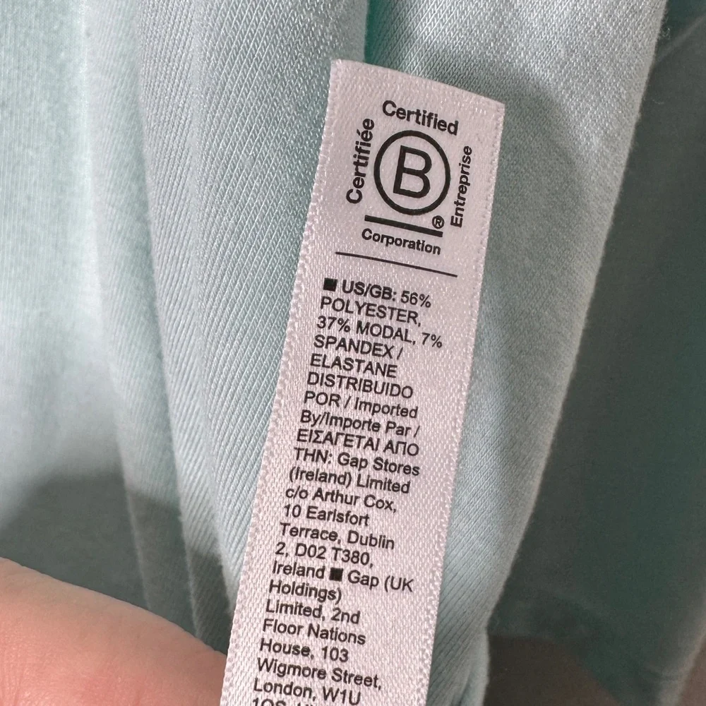 ATHLETA / Stratus II teal blue long sleeve scoop neck tee / 3X - Picture 5 of 8